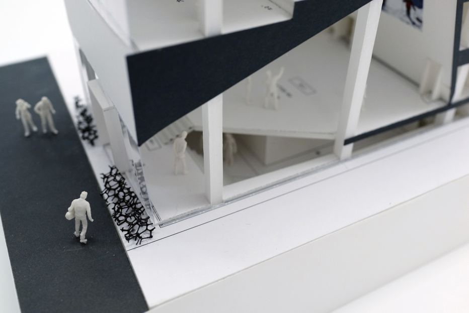 スポーツグッズメーカーオフィスビル計画 (2)